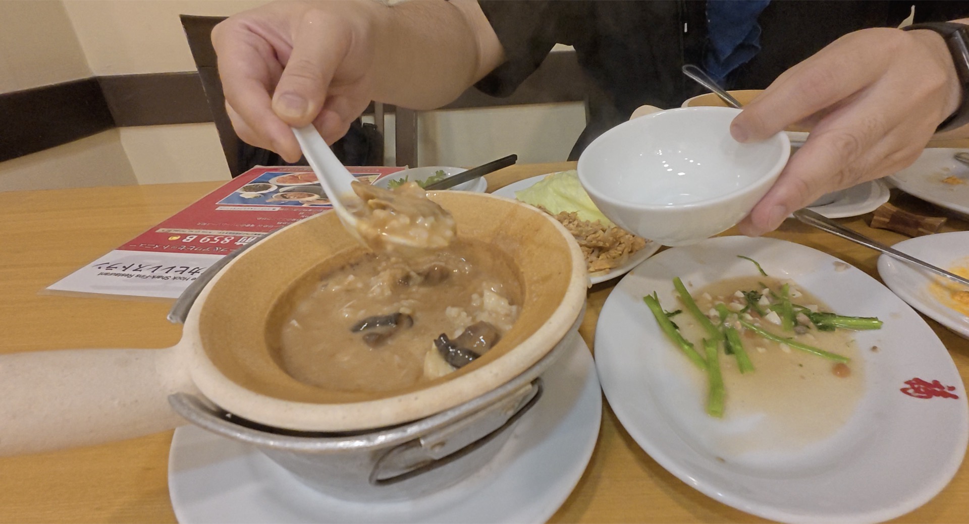 アワビご飯 出汁 きのこ