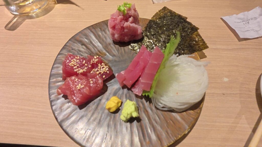 マグロの盛り合わせ1