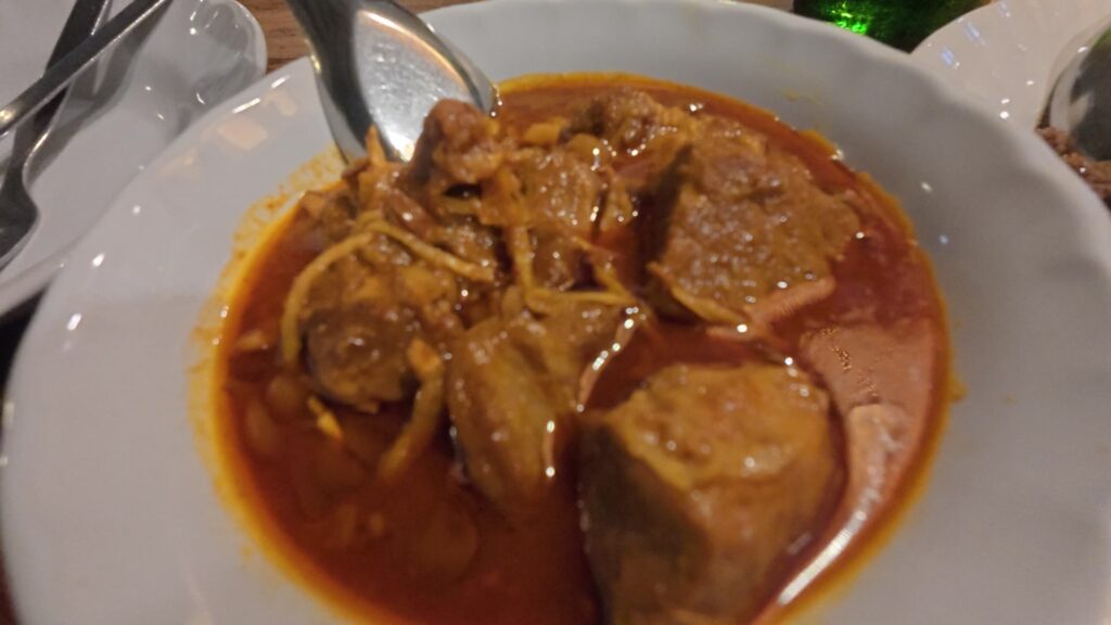 ハンレーカレーの接写